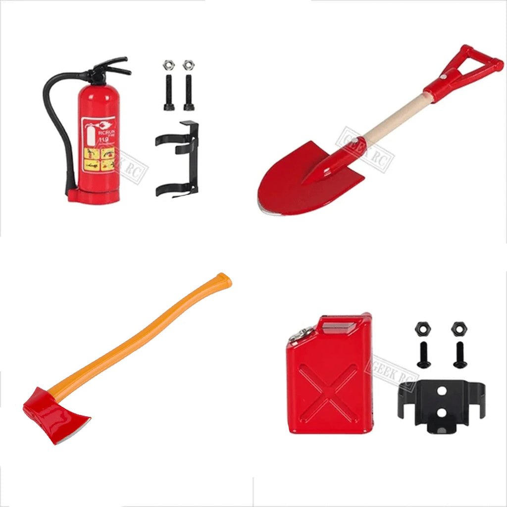 RC Car Garage Tools Series Scale Accessories Toy for 1/10 Crawler Axial SCX10 Capra  TRX4 TRX6 Redcat 1/12 WPL D12 MN99S