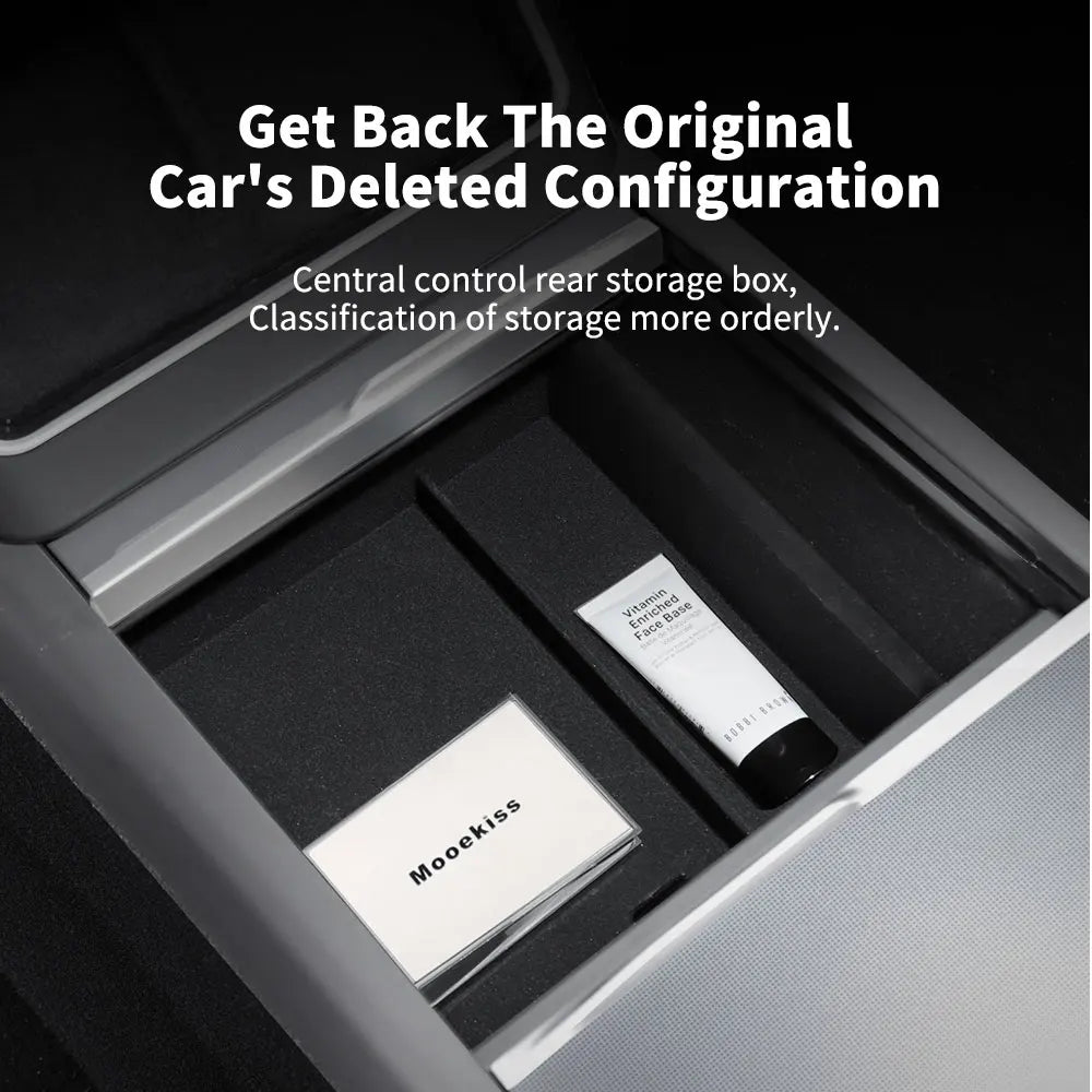 Center Console Storage Box for Tesla Model 3 and Model Y