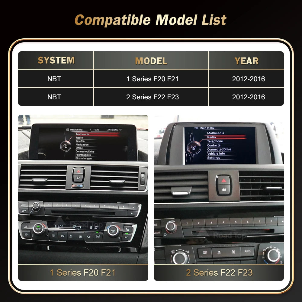 12.3'' Touch Screen Car Multimedia System for BMW 1/2 Series - image 2