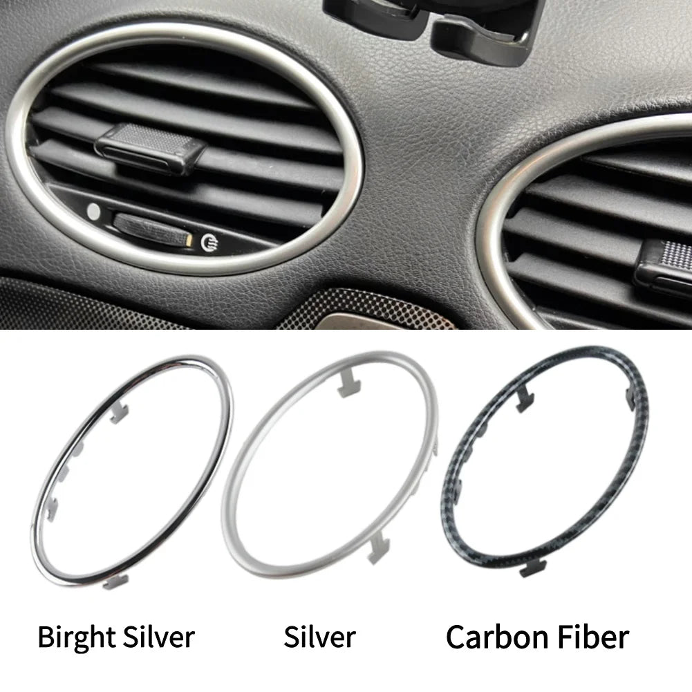 For Ford Focus 2 MK2 2005-2013 AC Vent Trim Ring Interior Styling
