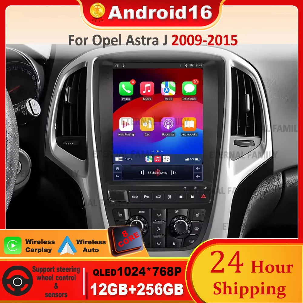 9.7-inch Android Car Radio for Opel Astra J 2009-2015 GPS WiFi