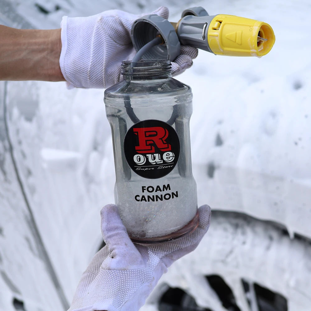 Snow Foam Lance Transparent Bottle Foam Cannon for High Pressure Washer Tank Kettle 1000ml 32oz Soap Gun Bottle Container