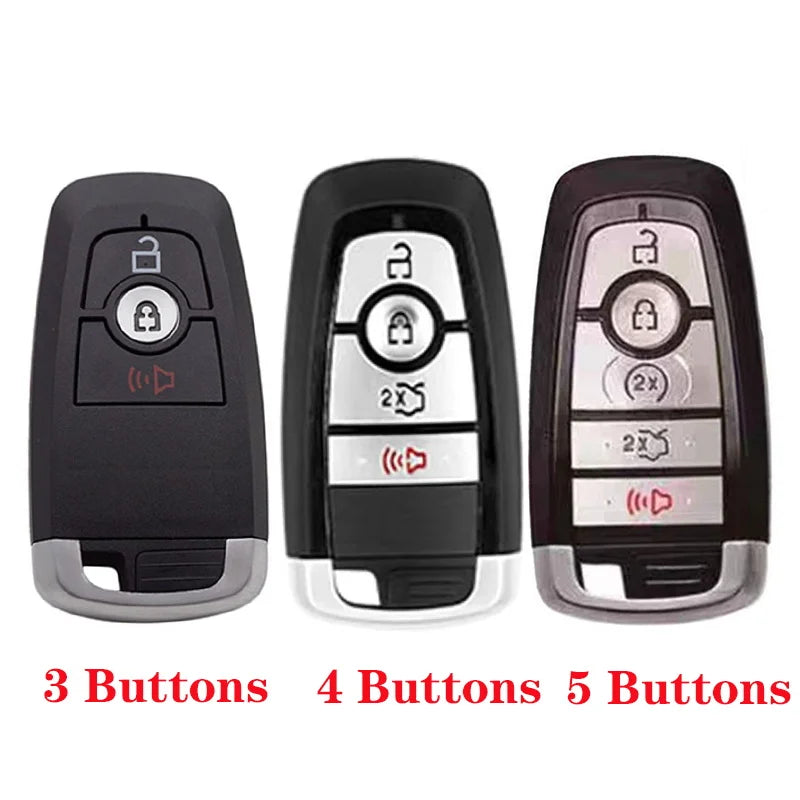Silicone Key Fob Cover for Ford F-150 Mustang 4-Button Remote - image 2
