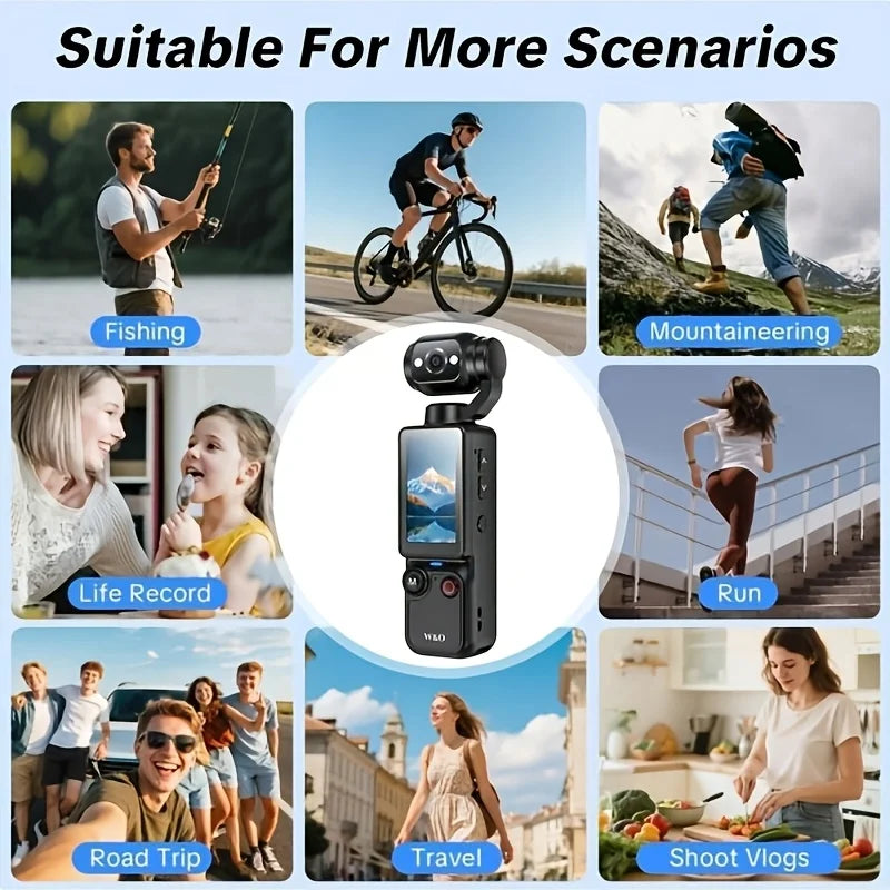 4K Camcorder with Flip Screen & Tripod – Ultra HD Vlogging Camera - image 2