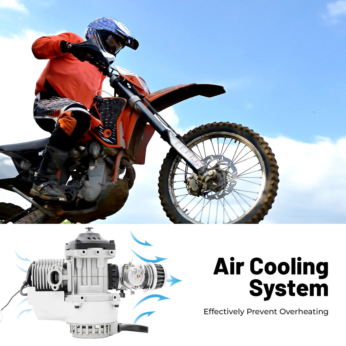 49cc 2-Stroke Engine for Mini Dirt Bikes & Go-Karts - image 22