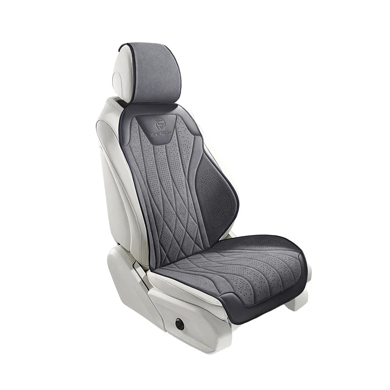 Perforated Suede-Finish Car Seat Covers, Single, Pair or Rear
