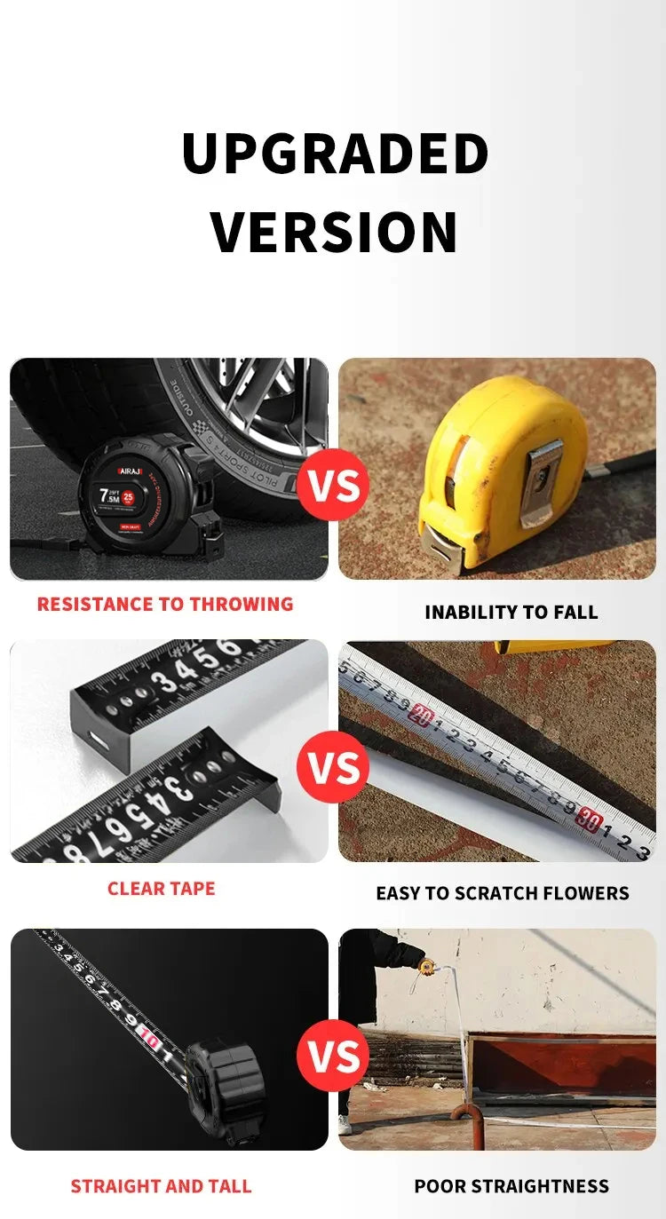 High Precision Tape Measure 3m 5m 7.5m Waterproof Anti-Corrosion ABS - image 10