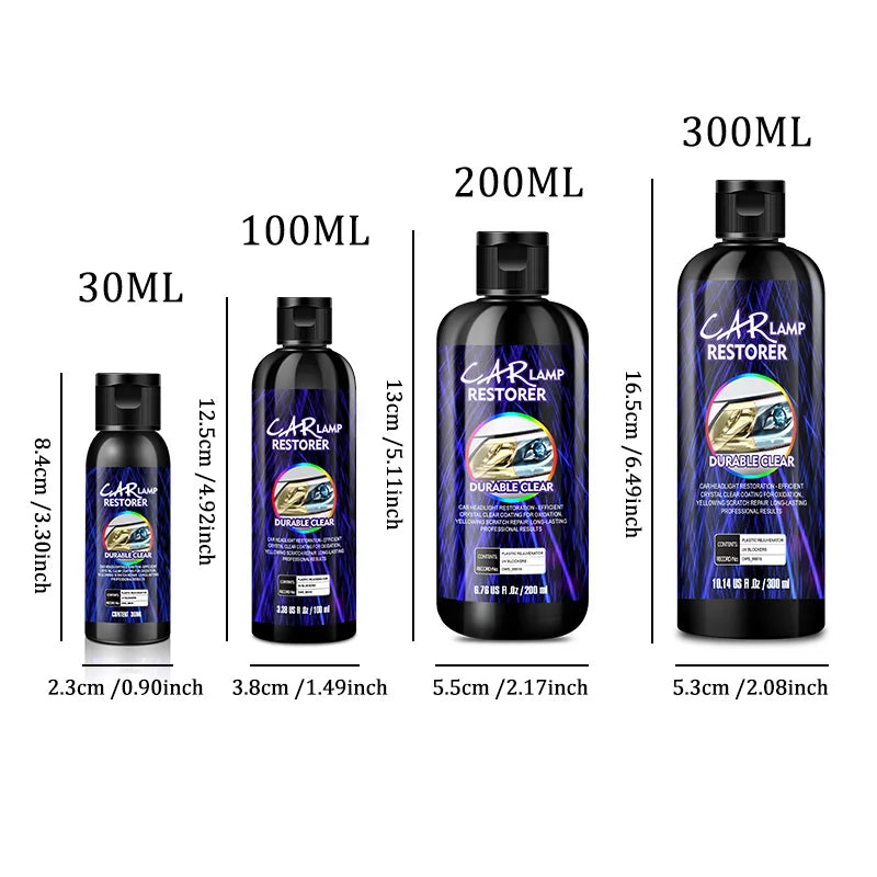 Glass Water Repellent Spray for Car Windshields and Mirrors