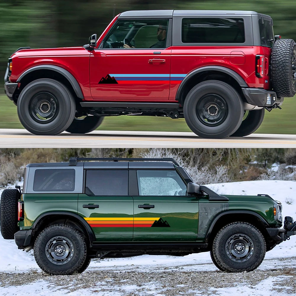 Door Side Stripe Decal Kit for Bronco
