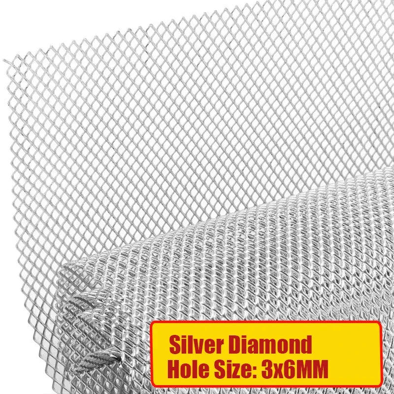 Universal Aluminum Car Grille Mesh - Radiator Protection - image 19