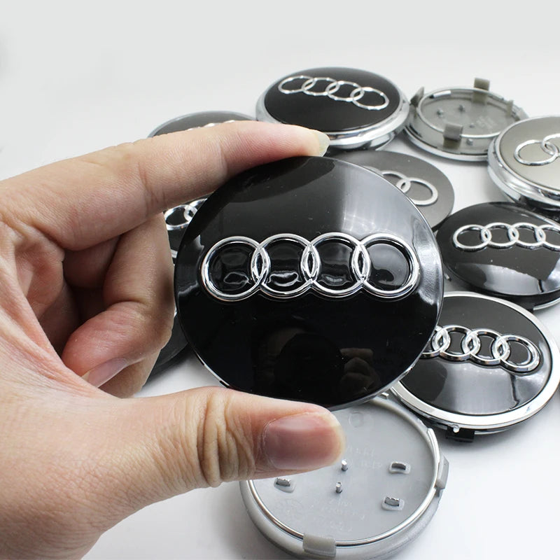 Wheel Center Caps for Audi A3-Q8 & R8, 60-77mm 4-Pack - image 6