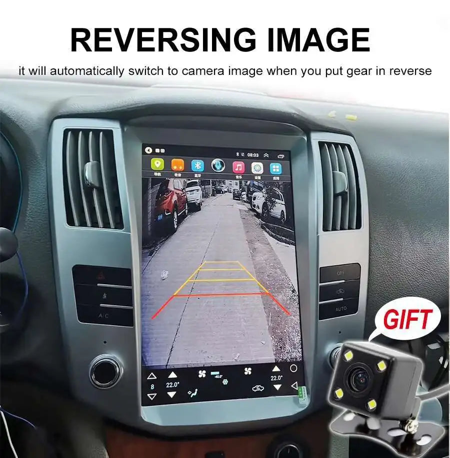 Android 14 128GB Car GPS Radio Lexus RX300/RX330/RX350/RX400h Harrier - image 6