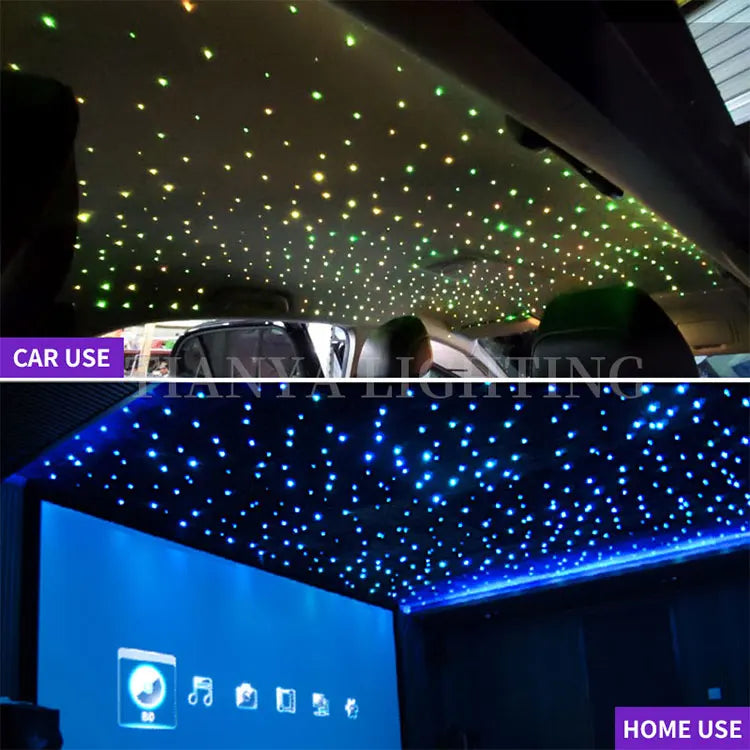 RGBW LED Starry Sky Car Ceiling Light with Fiber Optics - image 12