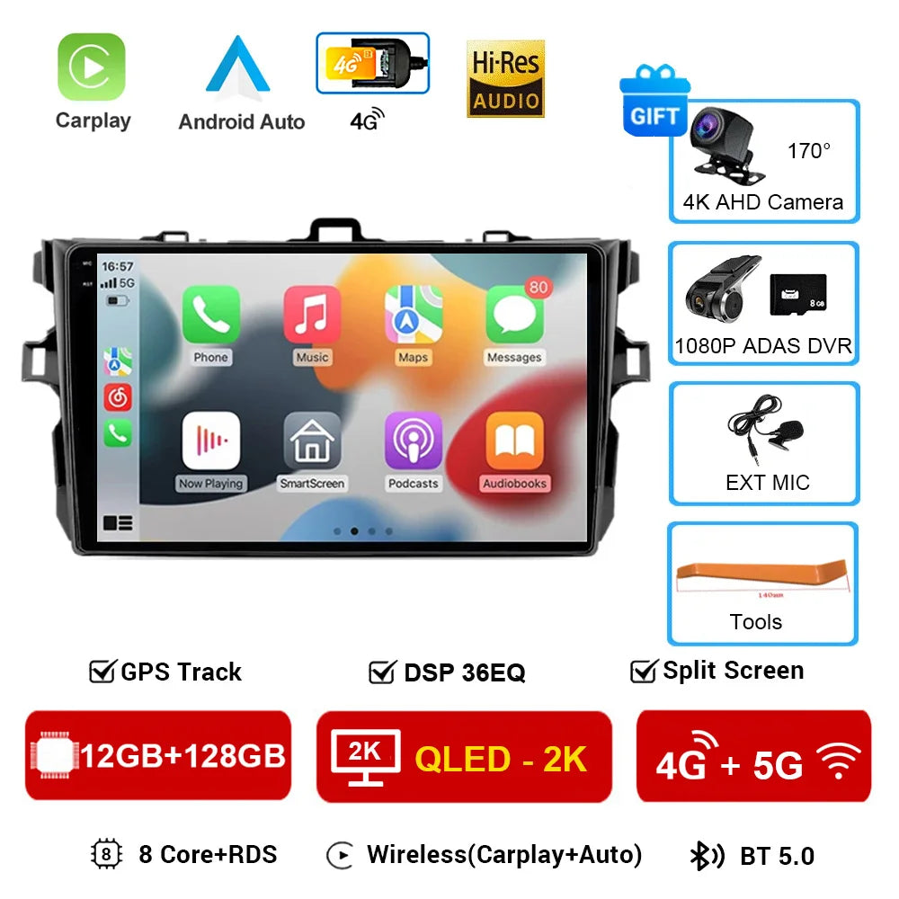 Android 16 Multimedia Car Radio for Toyota Corolla E140/E150 - image 14