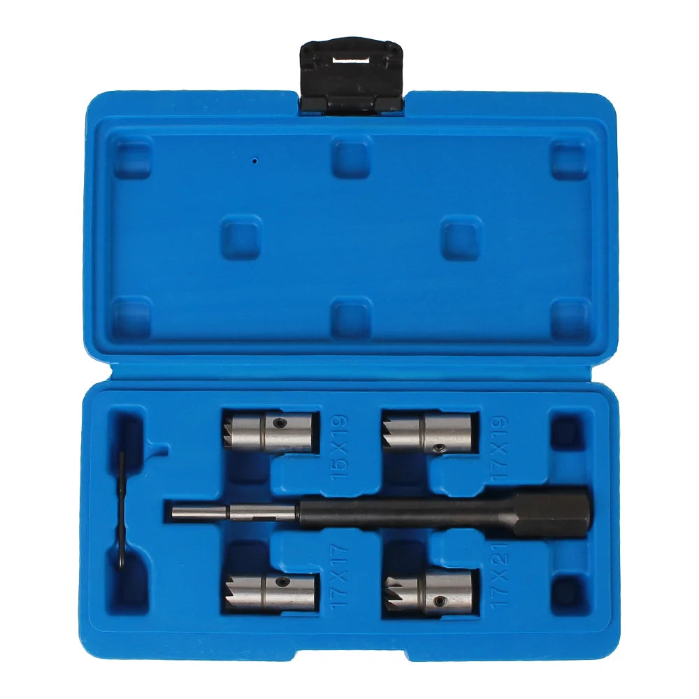 Diesel Injector Seat Cutter Set Carbon Remover Reamer Tool - image 9