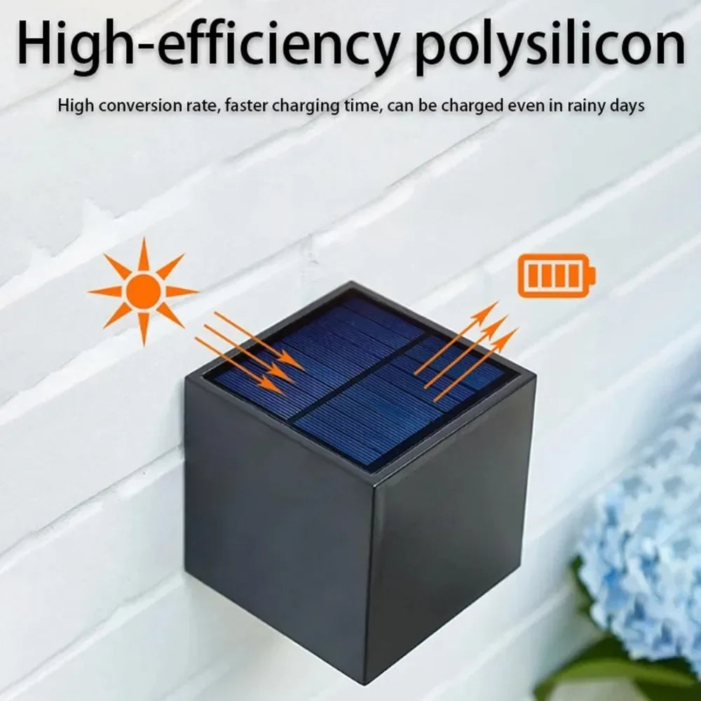 Wireless Solar Fence & Wall Lights – Waterproof