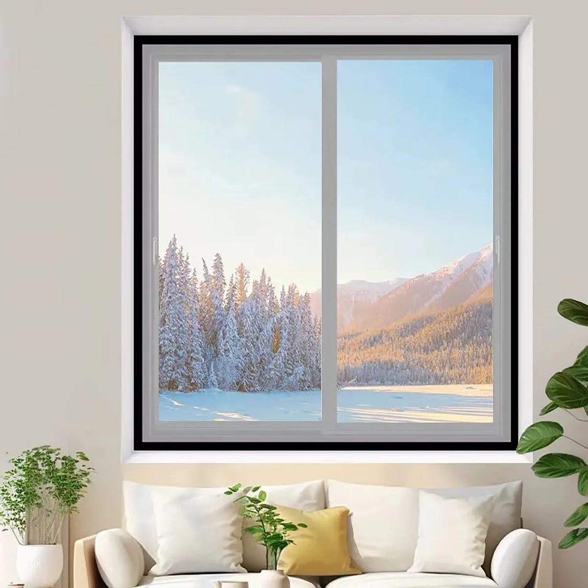 Winter Window Insulation Film – Clear, Energy-Saving