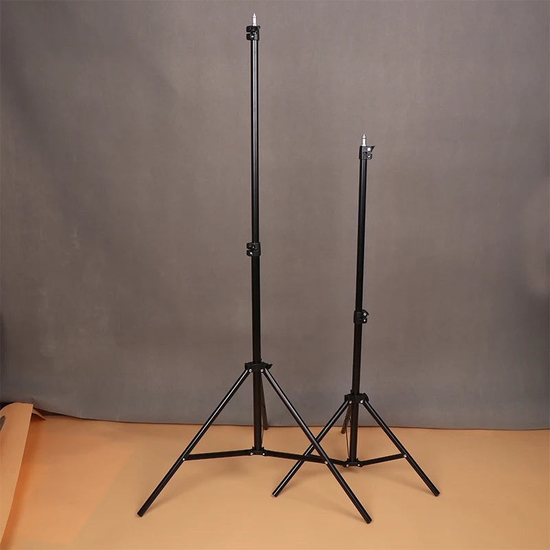 Heavy Duty Metal Alloy Light Stand Tripod For Photo Studio Softbox Video Flash Reflector Lighting Background Stand 1.6M 2.1M