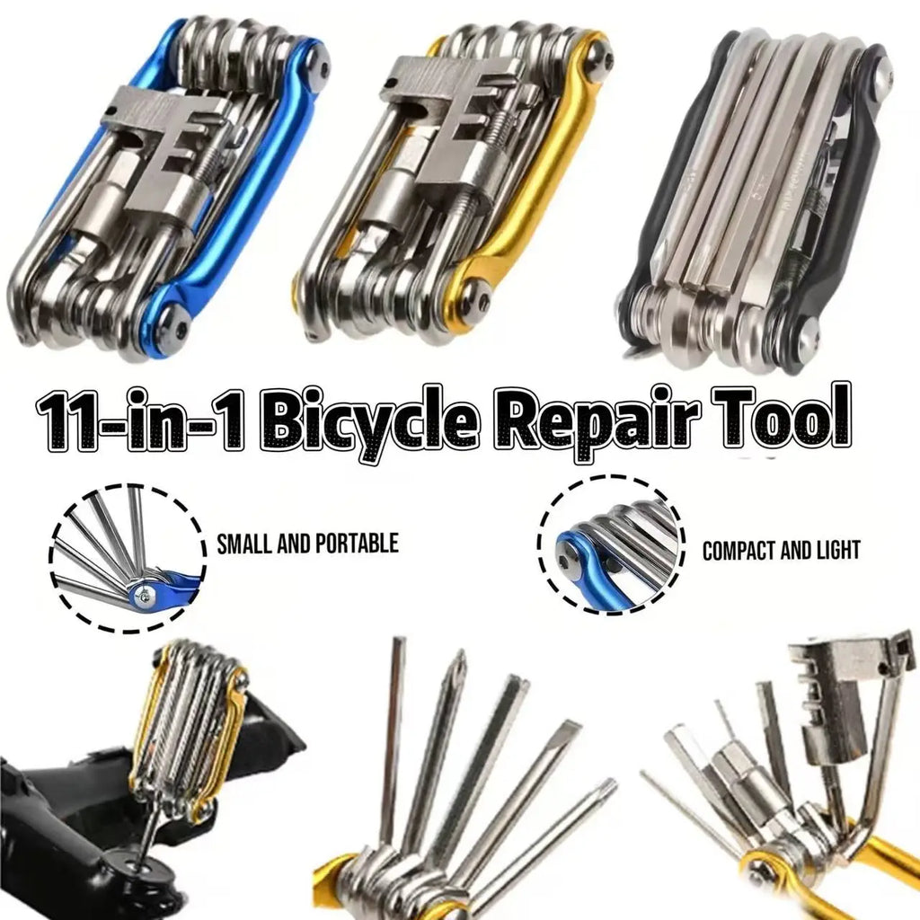 11-in-1 Bike Repair Multi-Tool – Mountain & Road Bike