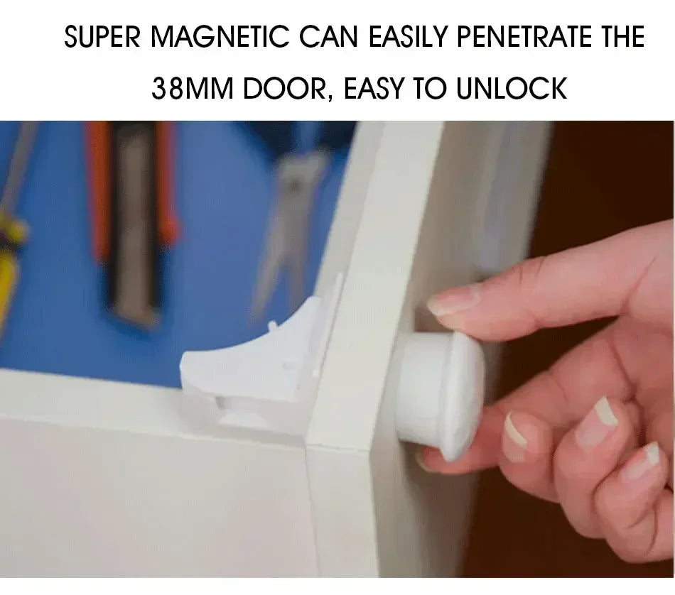 Magnetic Invisible Child Safety Locks for Drawers & Cabinets - image 16