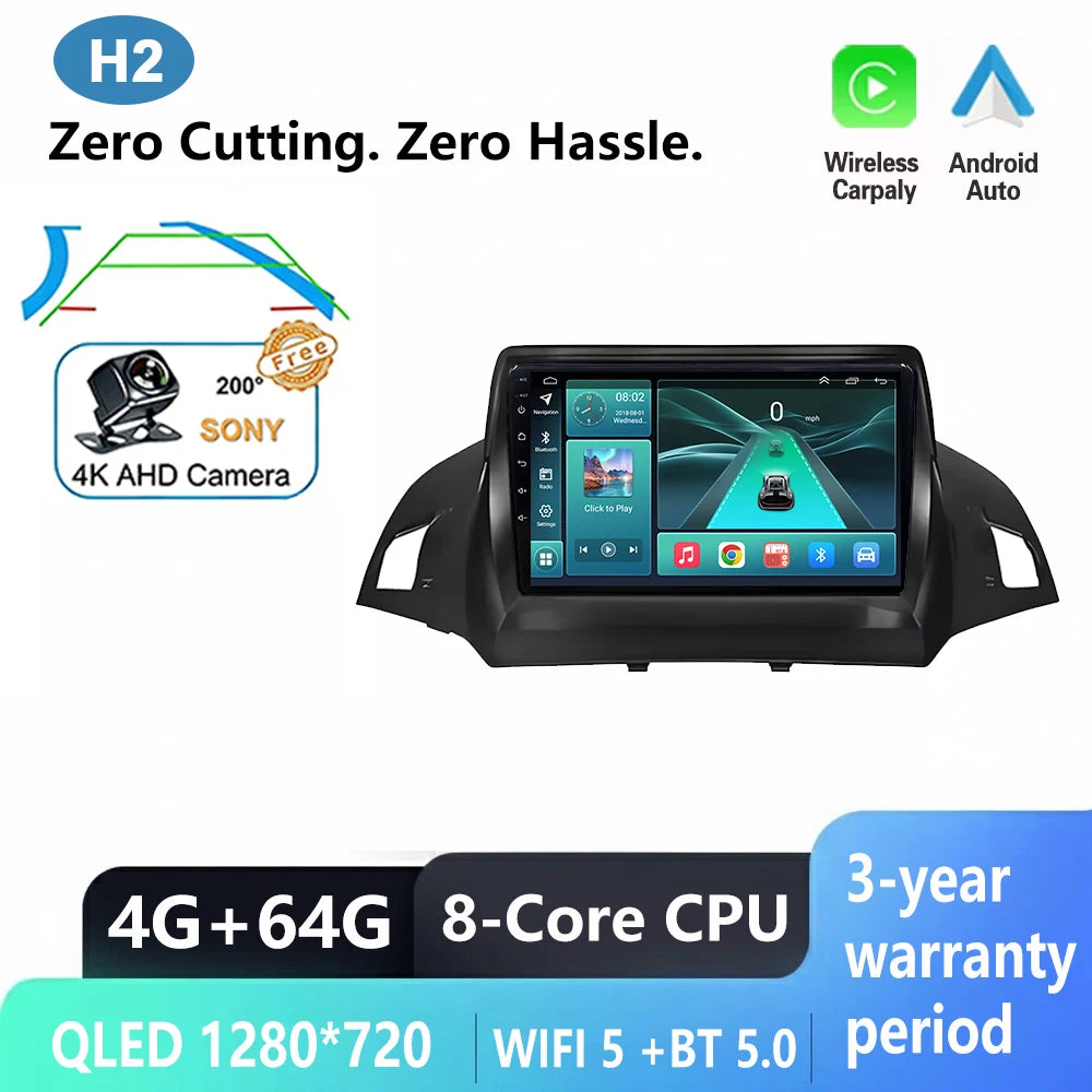 Ford C-MAX/Kuga/Escape Car Radio with GPS & Wireless CarPlay - image 15