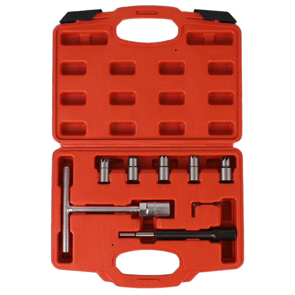 Diesel Injector Seat Cutter Set Carbon Remover Reamer Tool - image 10