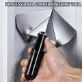 Stainless steel corner trowel 90 degree, internal and external angle finishing tool
