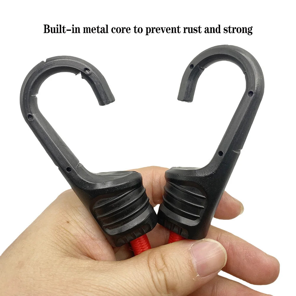39-Inch Red Bungee Cords with Hooks – Outdoor & Camping