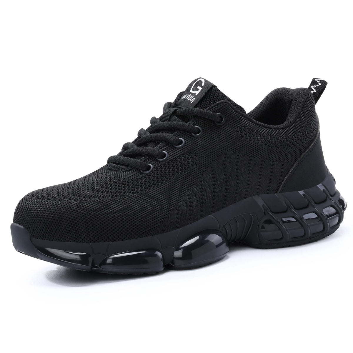 Steel Toe Safety Work Shoes, Comfortable Breathable Non-Slip Protective