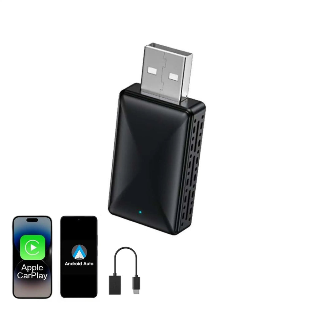 Mini Wireless CarPlay Adapter for iPhone - Cordless Plug & Play