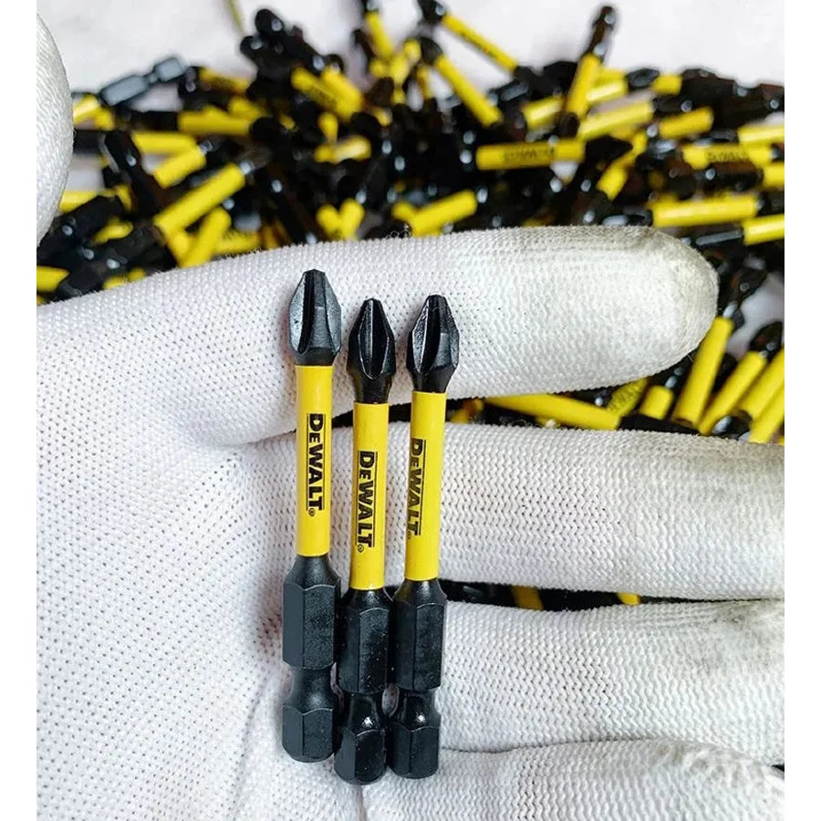DEWALT 2/5/10PCS PH2 57mm Impact Screwdriver Bits Phillips Bit Electric Screwdriver Drill Bits Power Tool Accessories DWA2PH21RB