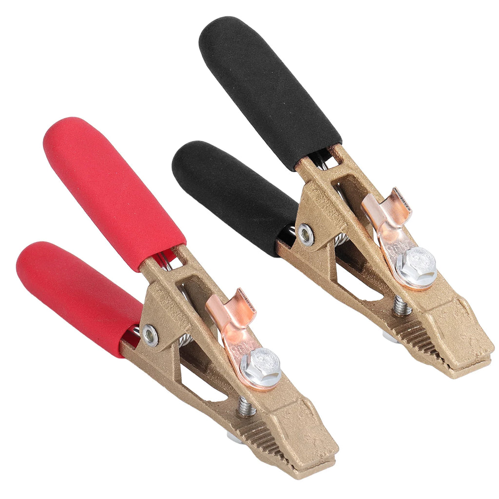 A Shape Earth Wire Clamp Brass Grounding Work Clamp Electric Argon Arc Welding Pliers 260A Earth Wire Clamp Grounding Work Clamp