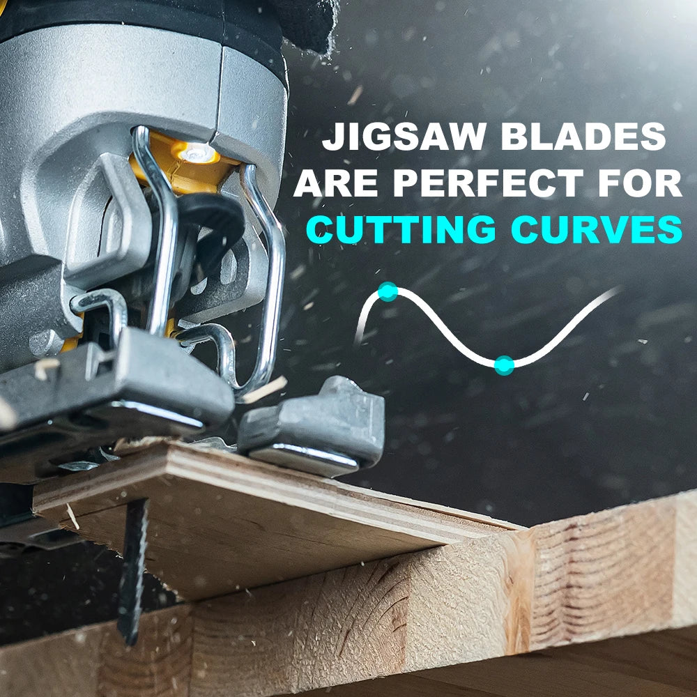5-Piece T101BR High-Carbon Steel Jigsaw Blades