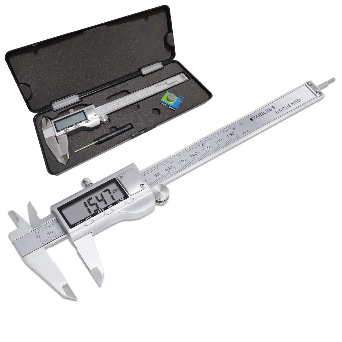 Metal Digital Caliper 150/200/300MM Stainless Steel Electronic Digital Vernier Caliper Micrometer Measuring Tool Caliper