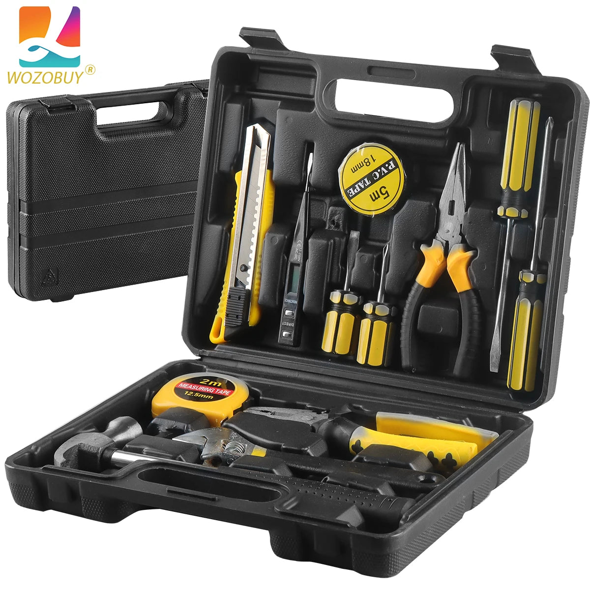 8/9/12/13Pcs Household Tool Set – Repair Kit with Screwdriver & Hammer