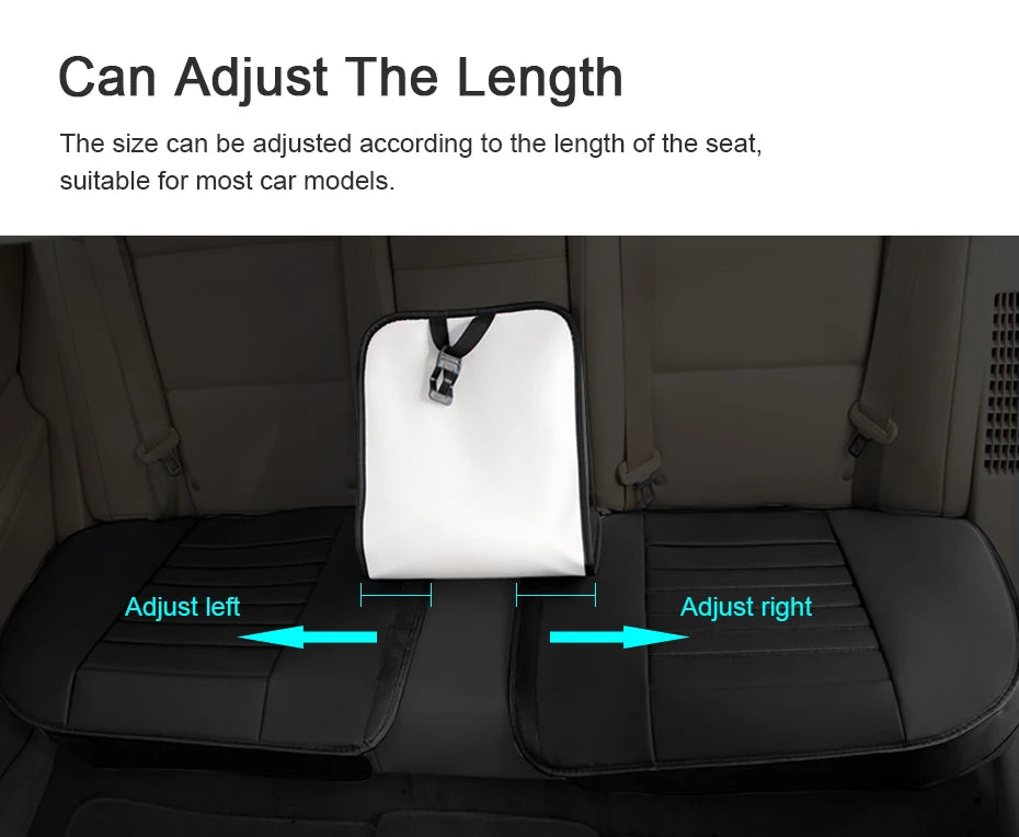 PU Leather Front Seat Cover with Anti-Slip Backing