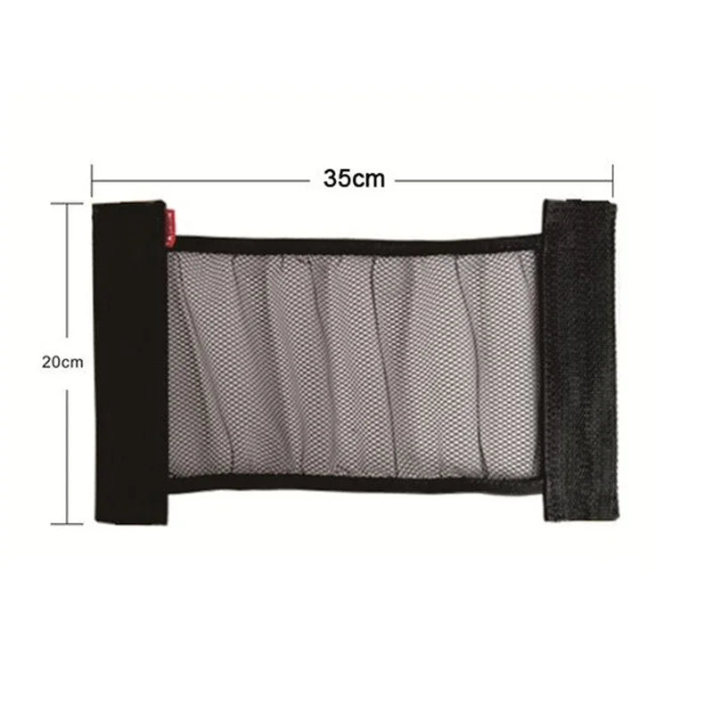 Elastic Trunk Straps and Mesh Net for Fire Extinguisher and Small Items