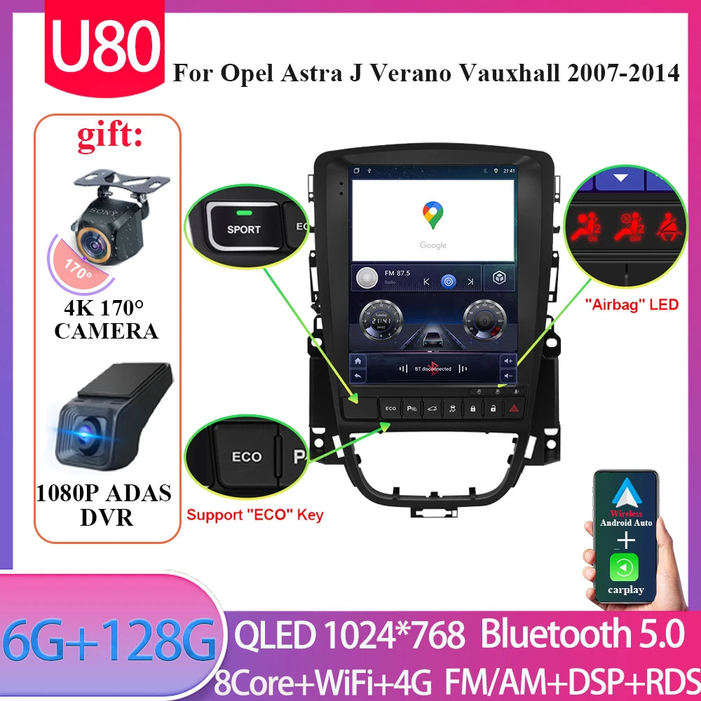 9.7" Android Car Multimedia Player for Opel Astra J & Vauxhall - image 15