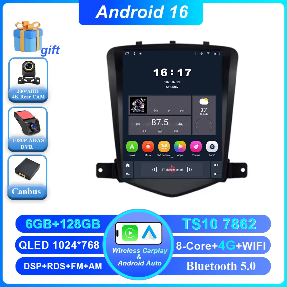 Android 16 Car Stereo for Chevy Cruze (2008-2012) - image 16