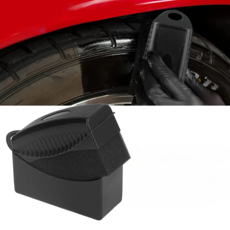 Car Tire Cleaning Brush & Sponge - Wheel & Rim Detailing Tool - image 7