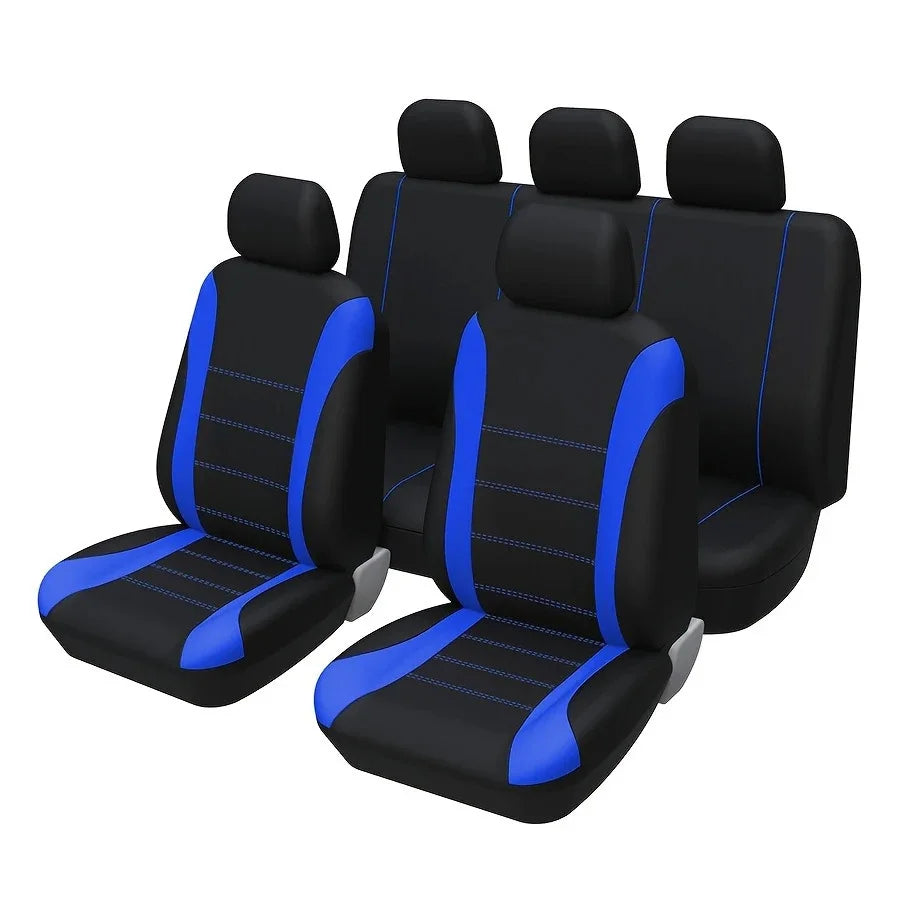 Universal Car Seat Covers Full Set, 2 or 5 Seats
