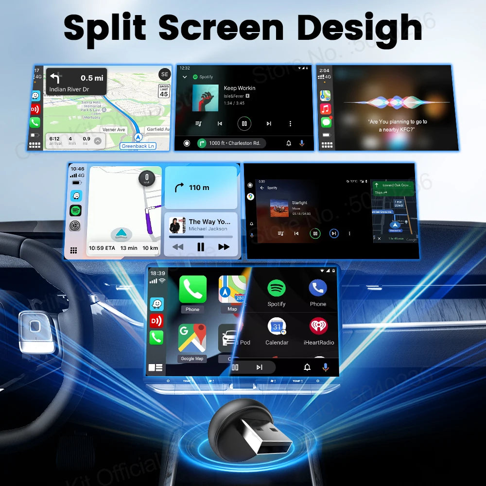 CarlinKit 5.0 Mini Ultra3 Wireless CarPlay & Android Auto Adapter - image 3