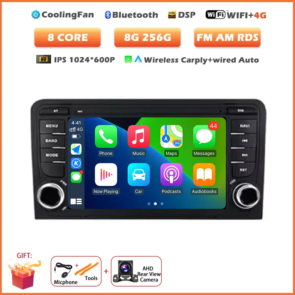 7-Inch Android Car Radio for Audi A3 with Wireless CarPlay - image 10