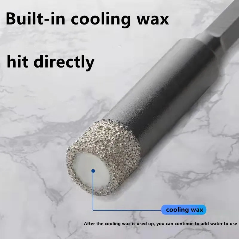 Diamond Drill Bit 5-16mm Hex Shank for Tile, Marble, Granite - image 12