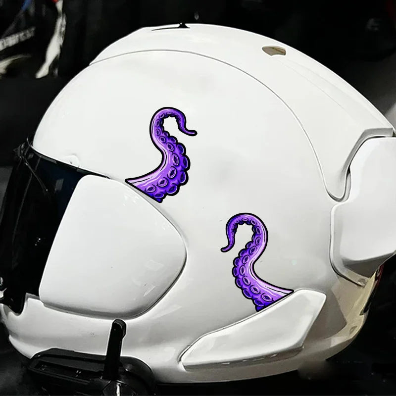 Sea Monster Tentacles Scooter and Motorcycle Vinyl Decals - view 6