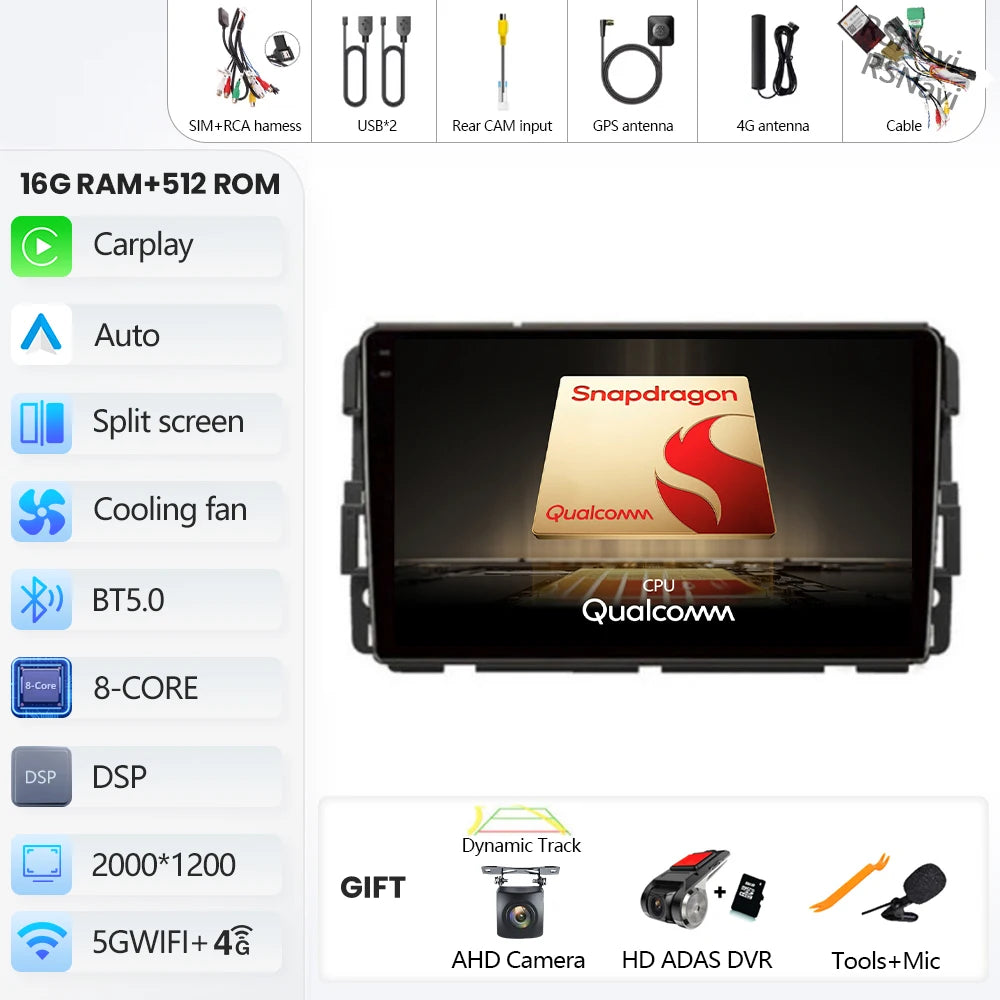 9" Android Car Stereo for Chevy GMC with CarPlay & Android Auto - image 36
