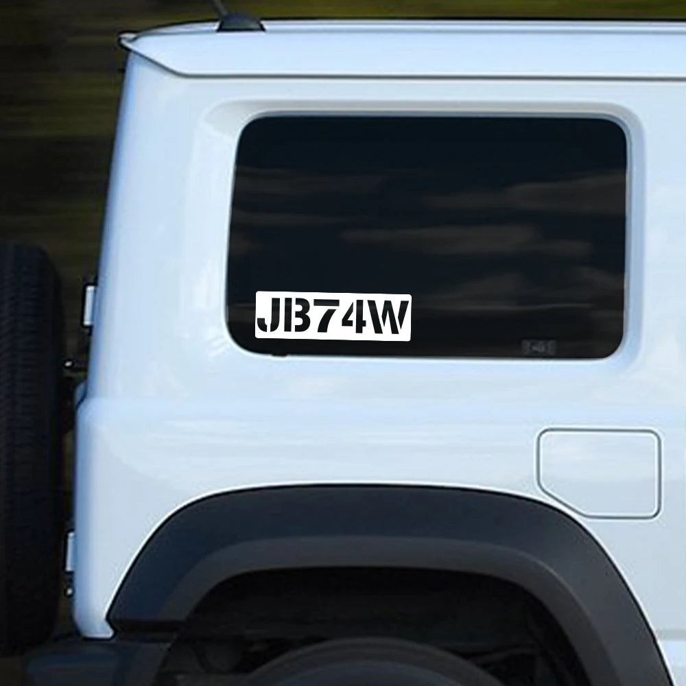 Military Stamp Style Vinyl Door Decal for Jimny JB64 JB74