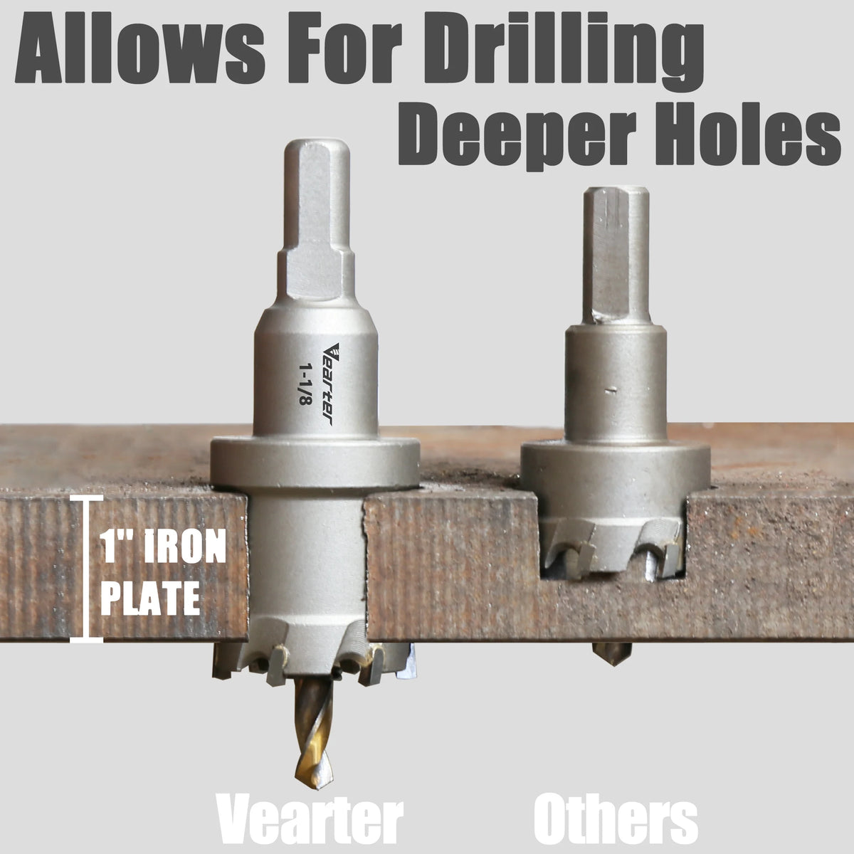 Carbide Hole Saw 12-300mm Core Drill Bit for Stainless Steel Metal - image 4