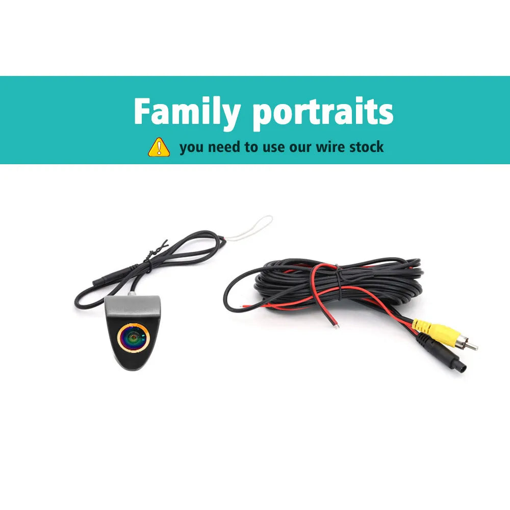 QMKJ 1080P Front View Logo Camera for Toyota, 180° Wide Angle - image 6