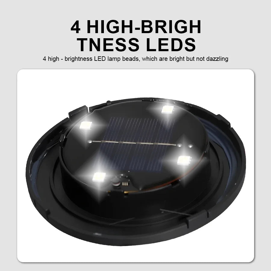 Solar Stone Garden Lights – Waterproof Landscape Lighting